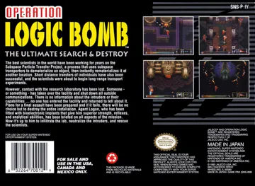 Operation Logic Bomb - The Ultimate Search & Destroy (USA) box cover back